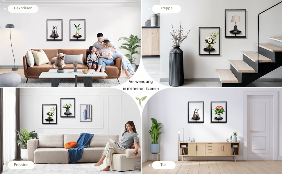 Wall Plant Holder Metal Minimalist Space-Saving