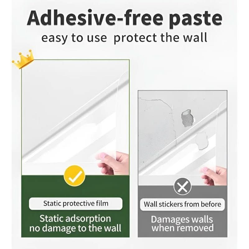 Wall Protection Film Transparent Self-Adhesive & Residue-Free