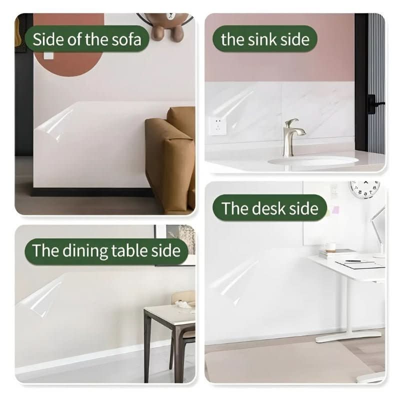 Wall Protection Film Transparent Self-Adhesive & Residue-Free