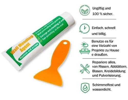 Wall Repair Cream Quick-Dry Invisible Waterproof & Mold-Resistant