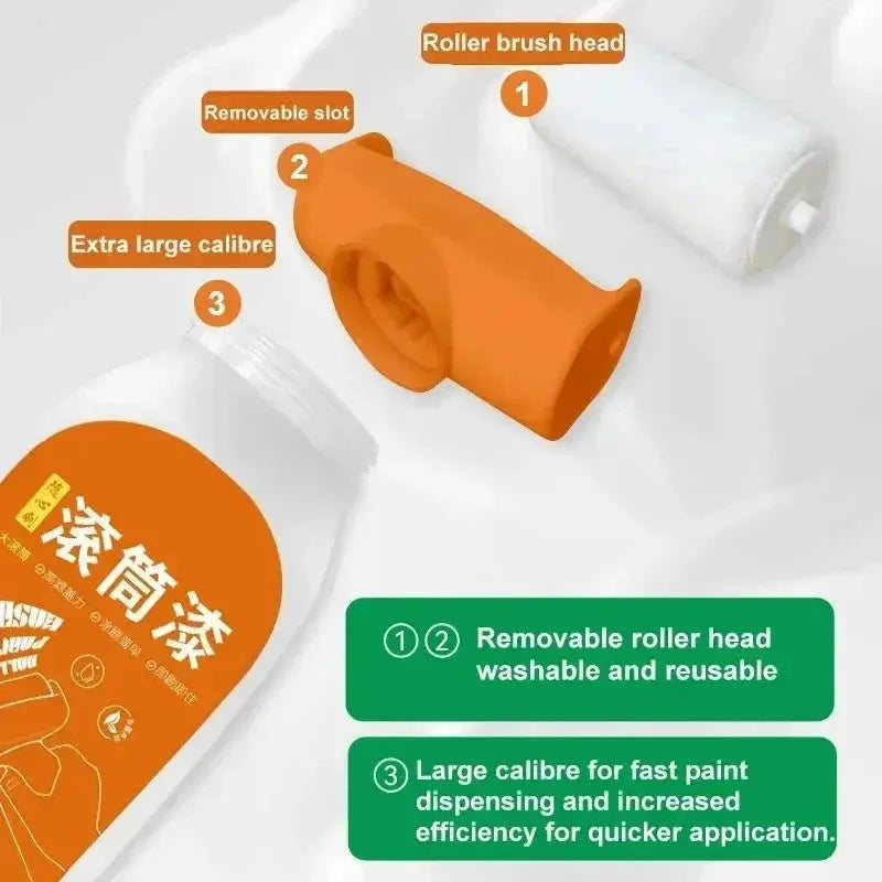 Wall Repair Roller 2-in-1 Precision Brush & Sponge