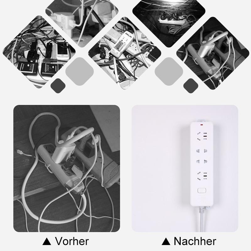 Wall Socket Holder Self-Adhesive No-Drill Reusable
