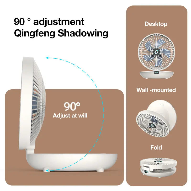 Wall & Table Fan Quiet USB & AC