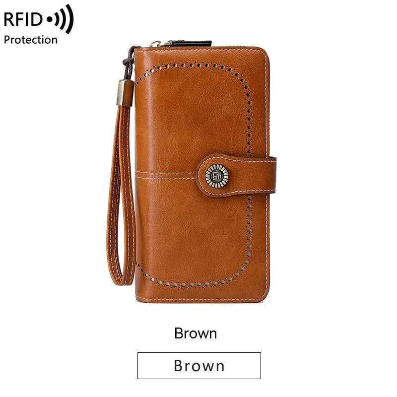 Wallet RFID Blocking 24 Card Slim Water-Repellent