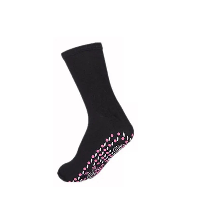 Warming Socks Magnetic & Tourmaline Cotton-Polyester Blend