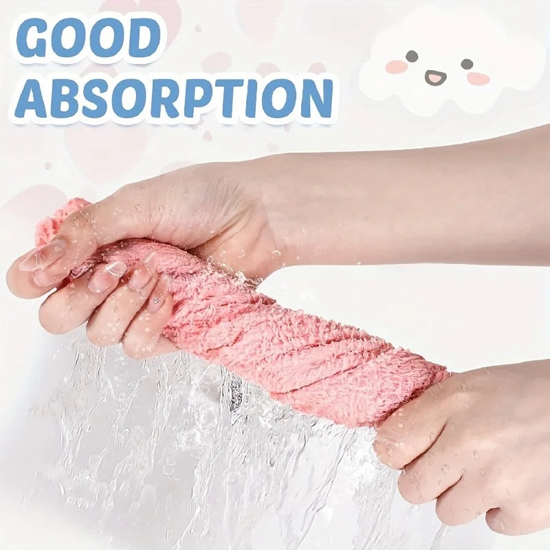 Washcloths Set of 20 Quick-Drying Polyester Lint-Free