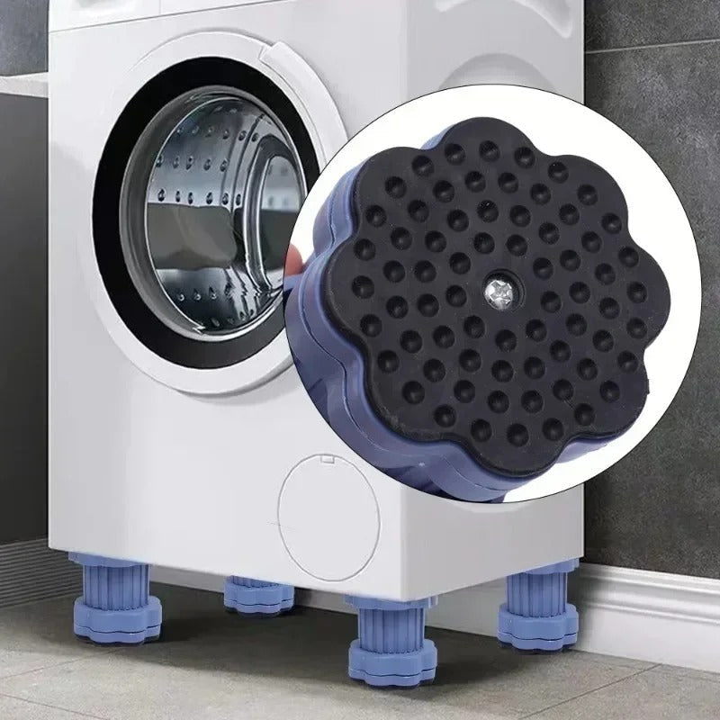 Washer & Dryer Anti-Vibration Mat Set Adjustable Height Non-Slip
