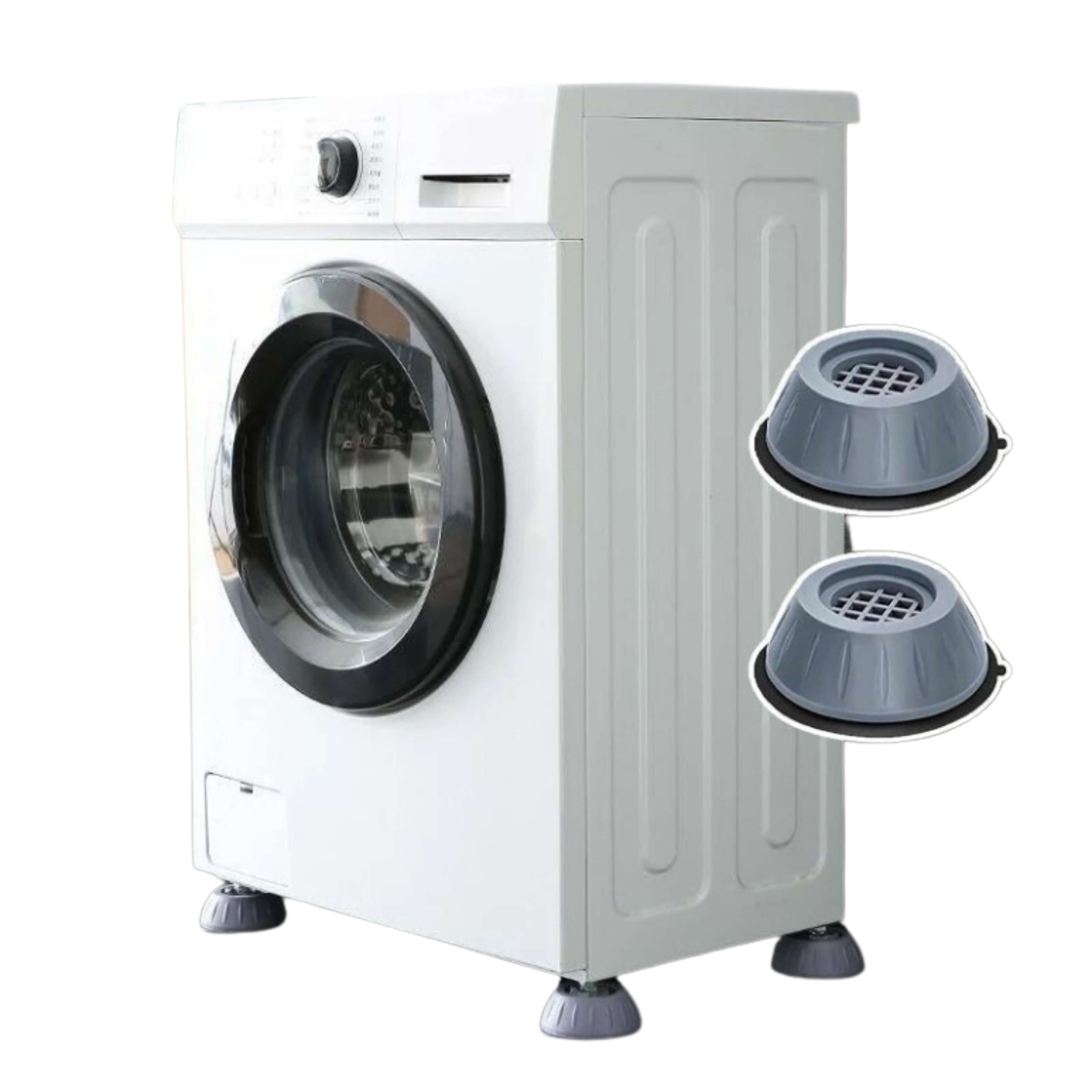 Washing Machine Anti-Vibration Pads Noise-Reducing Non-Slip Set of 4