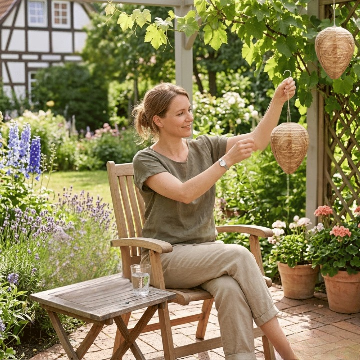 Wasp Nest Decoy Chemical-Free Weatherproof Biodegradable Paper