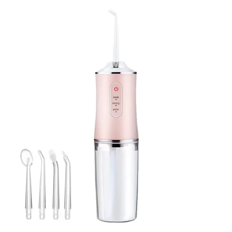 Water Flosser Portable IPX7 Waterproof 4 Replaceable Tips