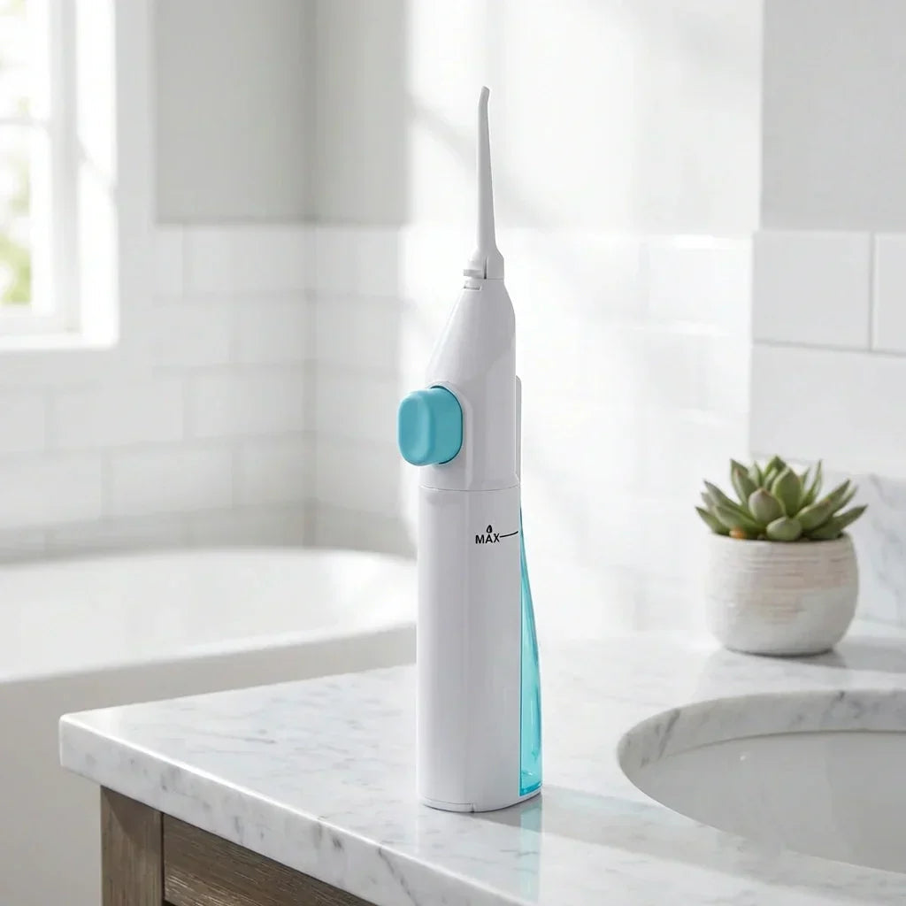 Water Flosser Pulsating Jet Adjustable Pressure USB Rechargeable