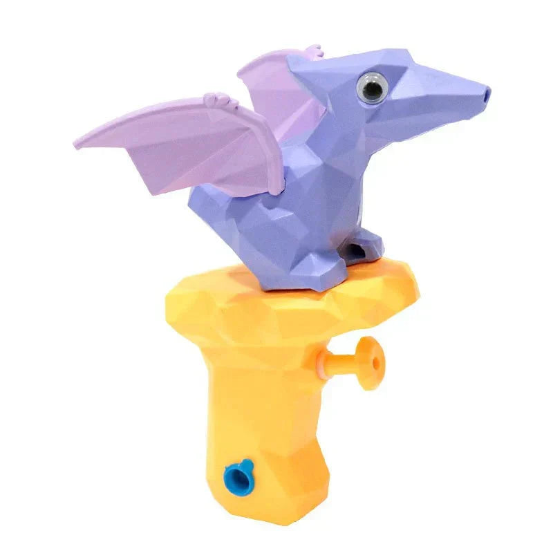 Water Gun Dinosaur Design Movable Eyes Ergonomic Grip Multi-Pack