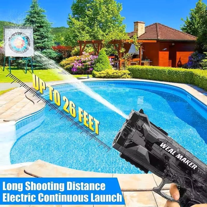 Water Gun LED Lighting & Quiet Silencer 105-Min Playtime