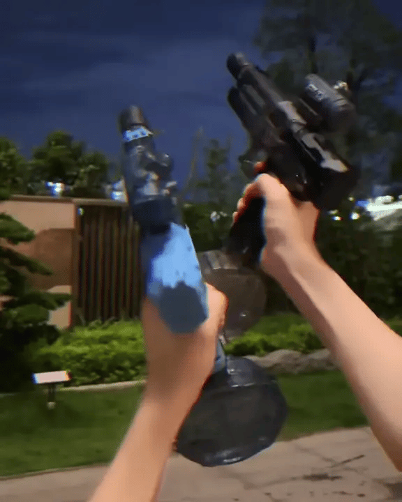 Water Gun LED Lighting & Quiet Silencer 105-Min Playtime