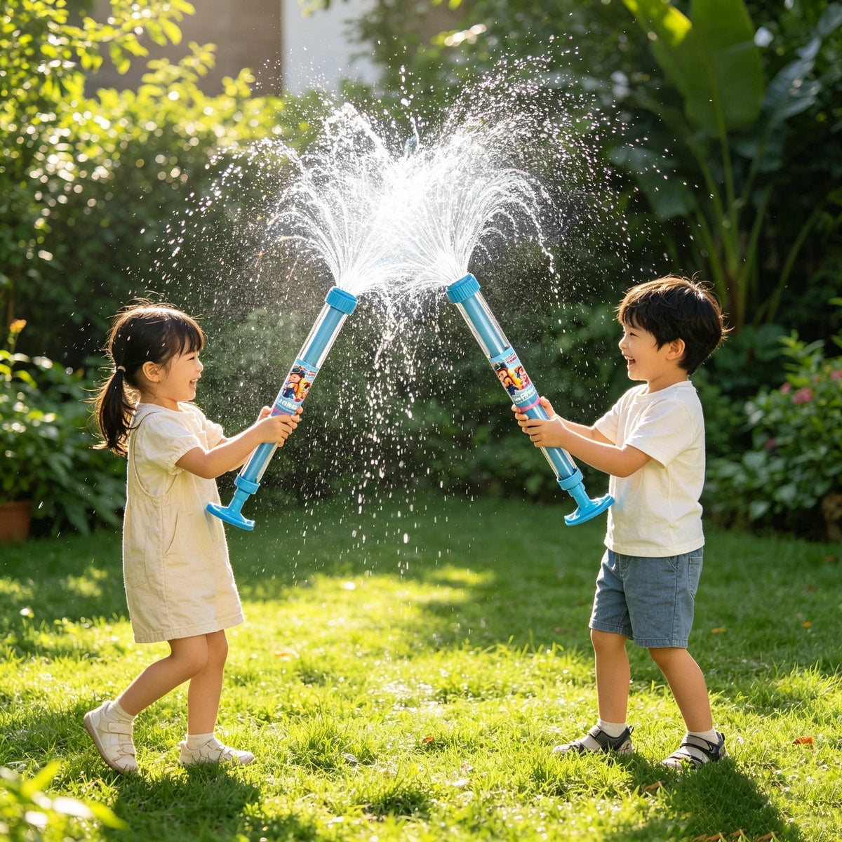 Water Gun Rainbow LED Battery-Free & Leak-Proof