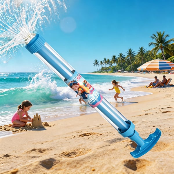 Water Gun Rainbow LED Battery-Free & Leak-Proof