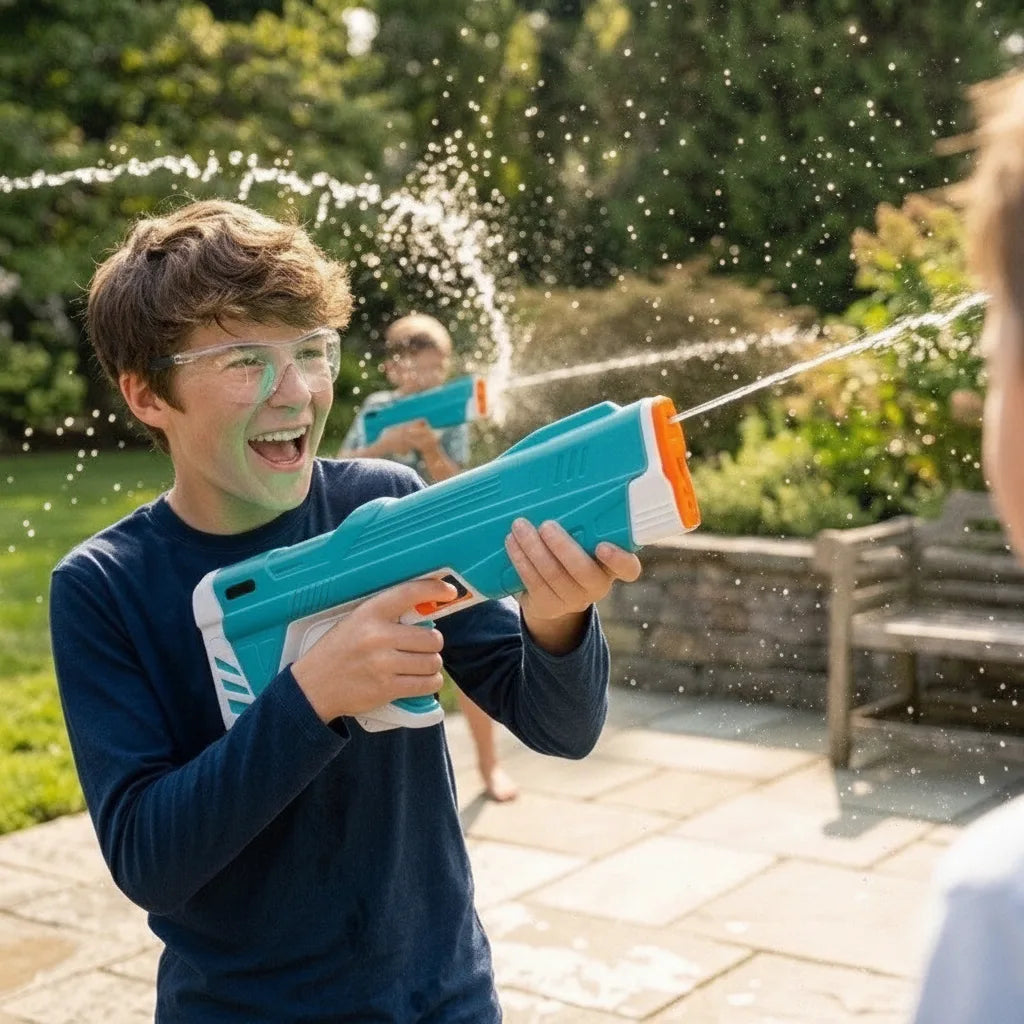Water Gun Rechargeable Continuous Stream Large Tank
