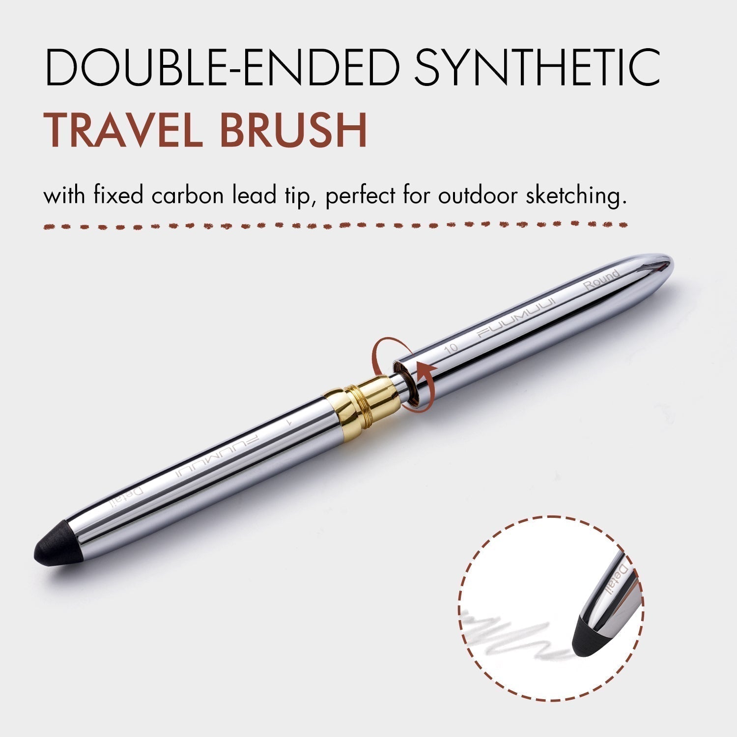 Watercolor Travel Sketchbook Cold-Pressed 300 g/m² Cotton Magnetic Palette