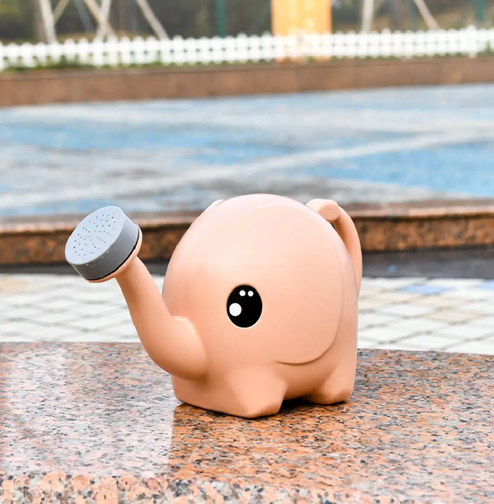 Watering Can Elephant Shape Adjustable Spray Ergonomic Handle
