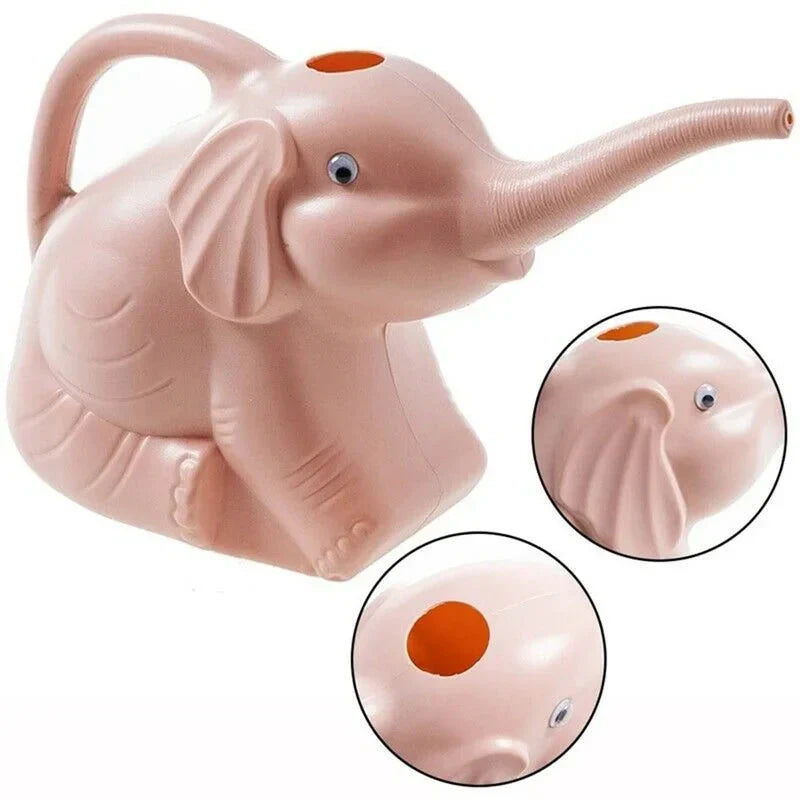 Watering Can Elephant Trunk Spout Integrated Handle