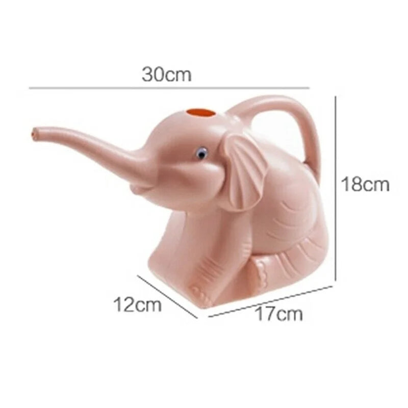 Watering Can Elephant Trunk Spout Lightweight Pastel Colors