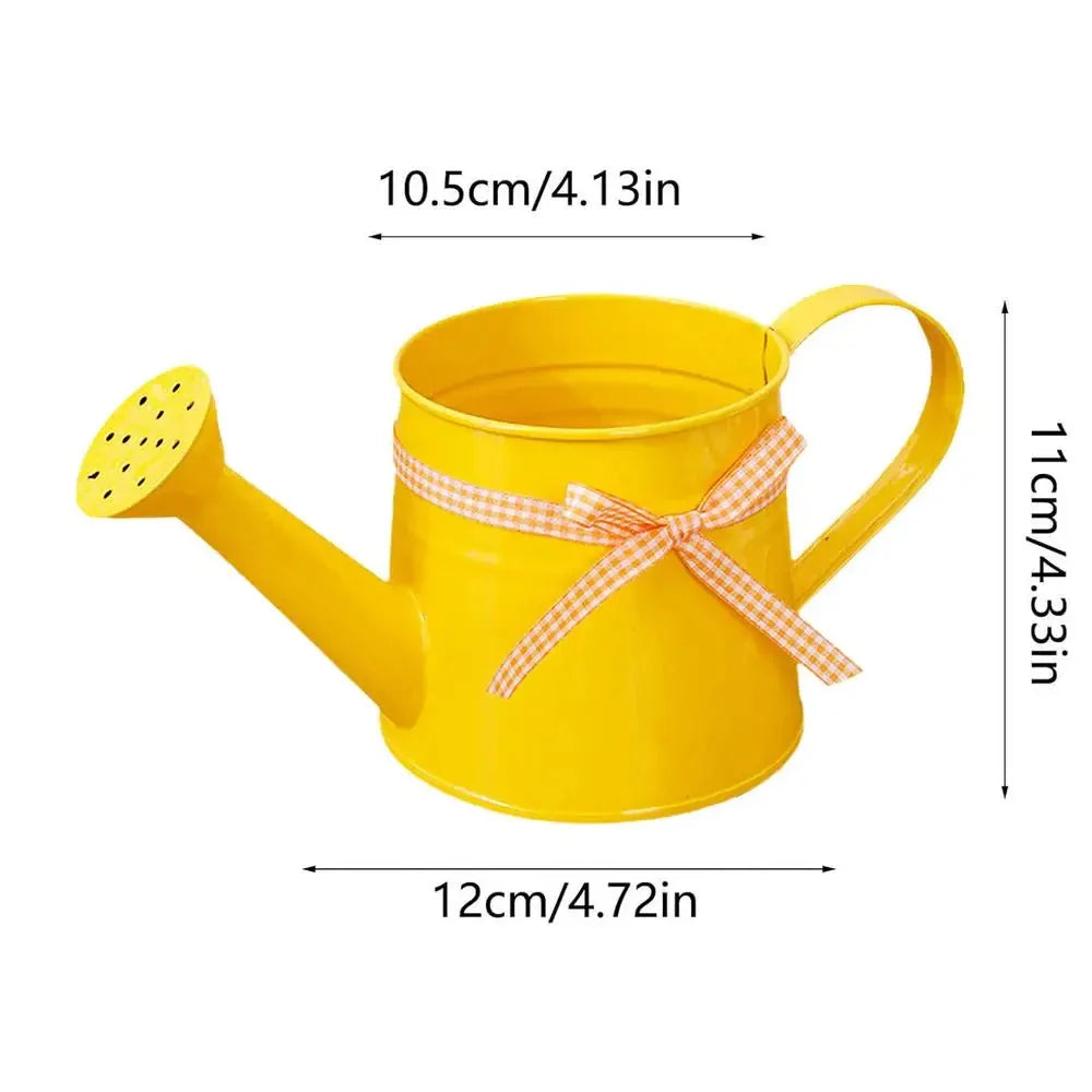 Watering Can Painted Steel Gentle Sprinkler Gift Ready