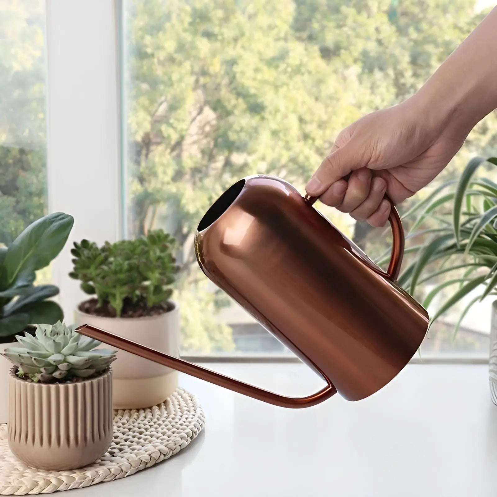 Watering Can Stainless Steel Long Precision Spout 1.5L