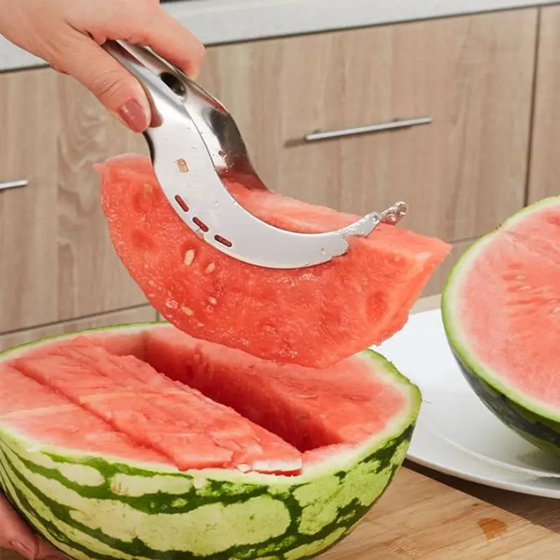 Watermelon Cutter Serrated Slice & Lift Stainless Steel