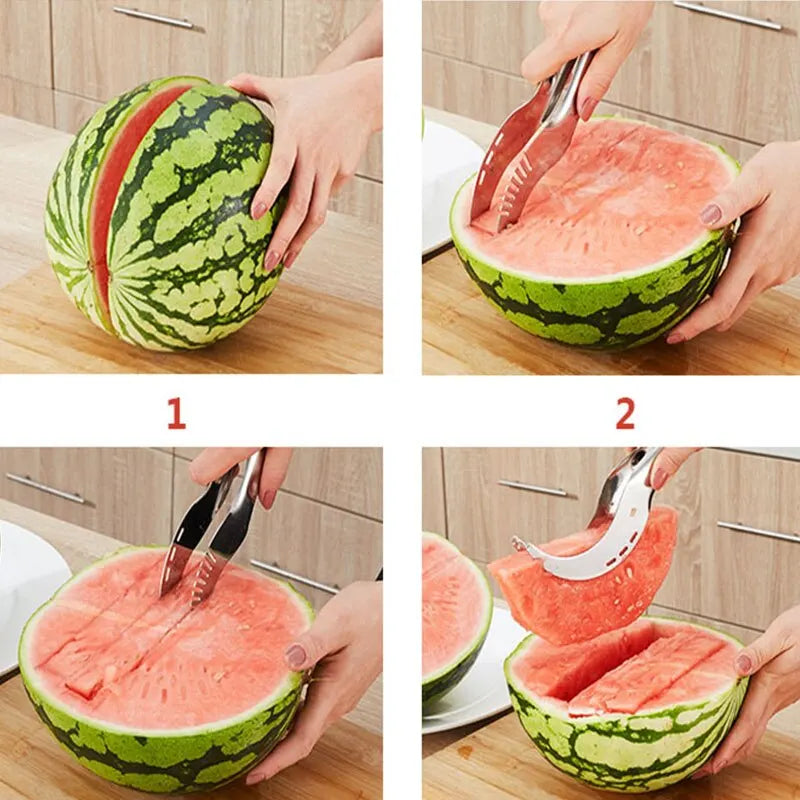 Watermelon Cutter Serrated Slice & Lift Stainless Steel