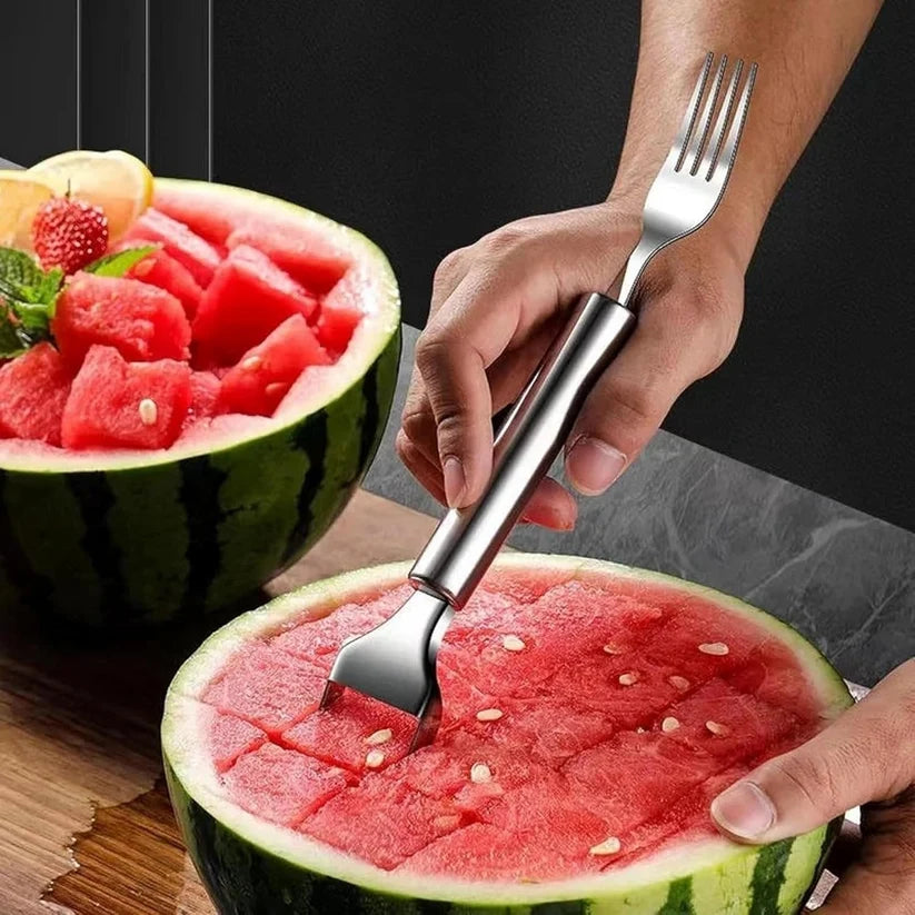 Watermelon Fork 2-in-1 Cutter & Fork Stainless Steel
