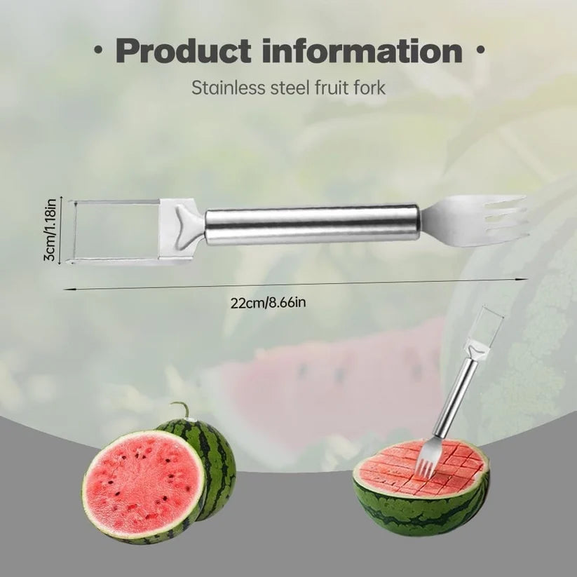 Watermelon Fork 2-in-1 Cutter & Fork Stainless Steel