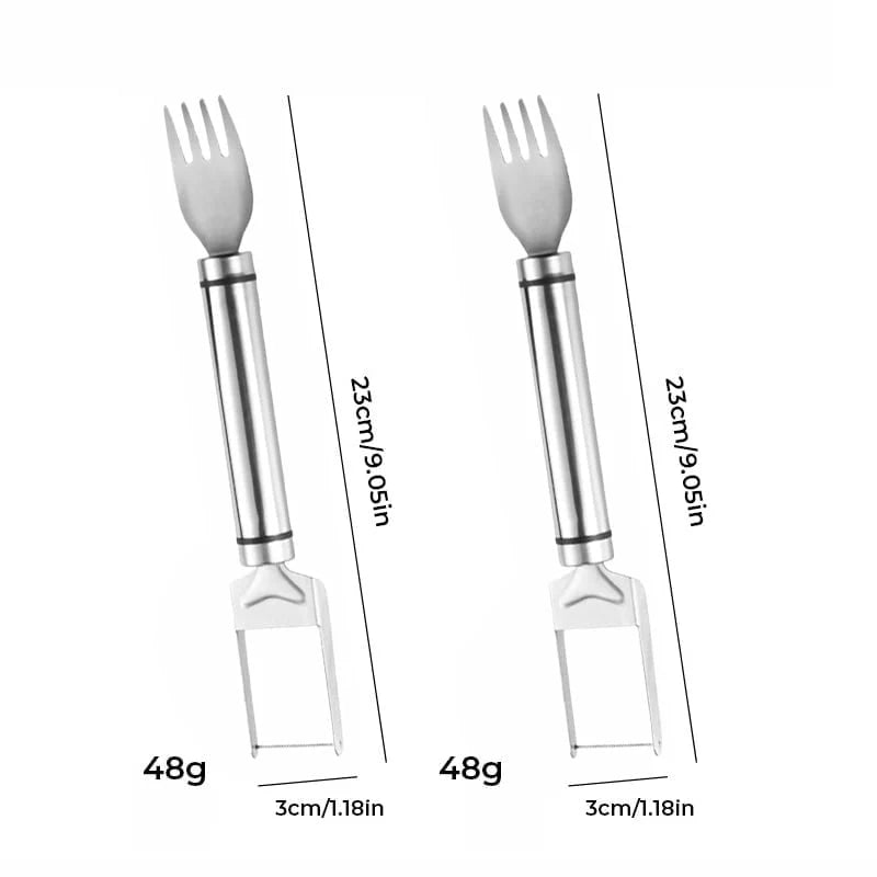 Watermelon Fork 2-in-1 Cutter & Fork Stainless Steel