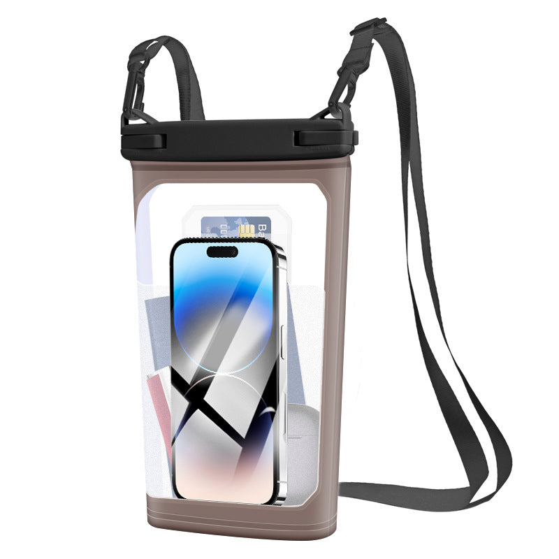 Waterproof Phone Case IPX8 Clear Touchscreen Adjustable Strap