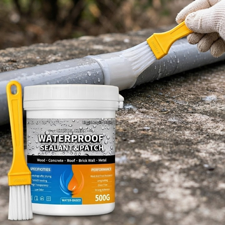 Waterproof Sealant Brush-On Multi-Surface Weather-Resistant
