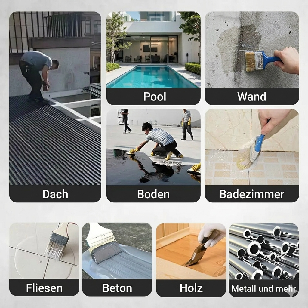 Waterproof Sealant UV-Resistant & Mold-Preventive Covers 57 m²