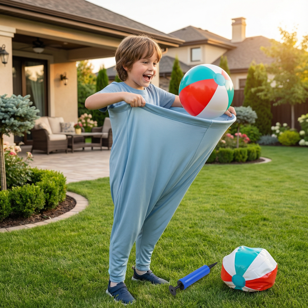 Wearable Catching Pants Set With Balls