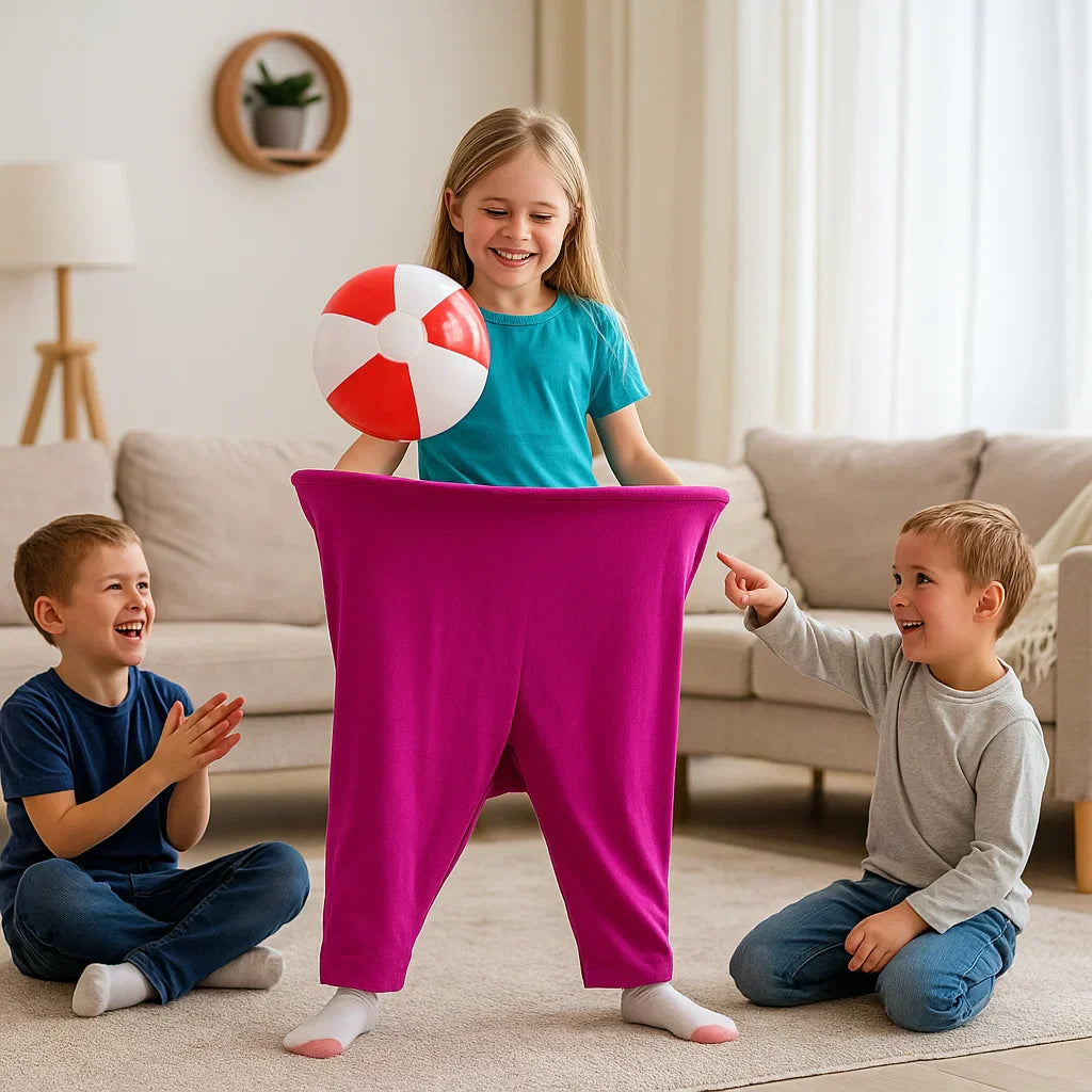 Wearable Catching Pants Set With Balls
