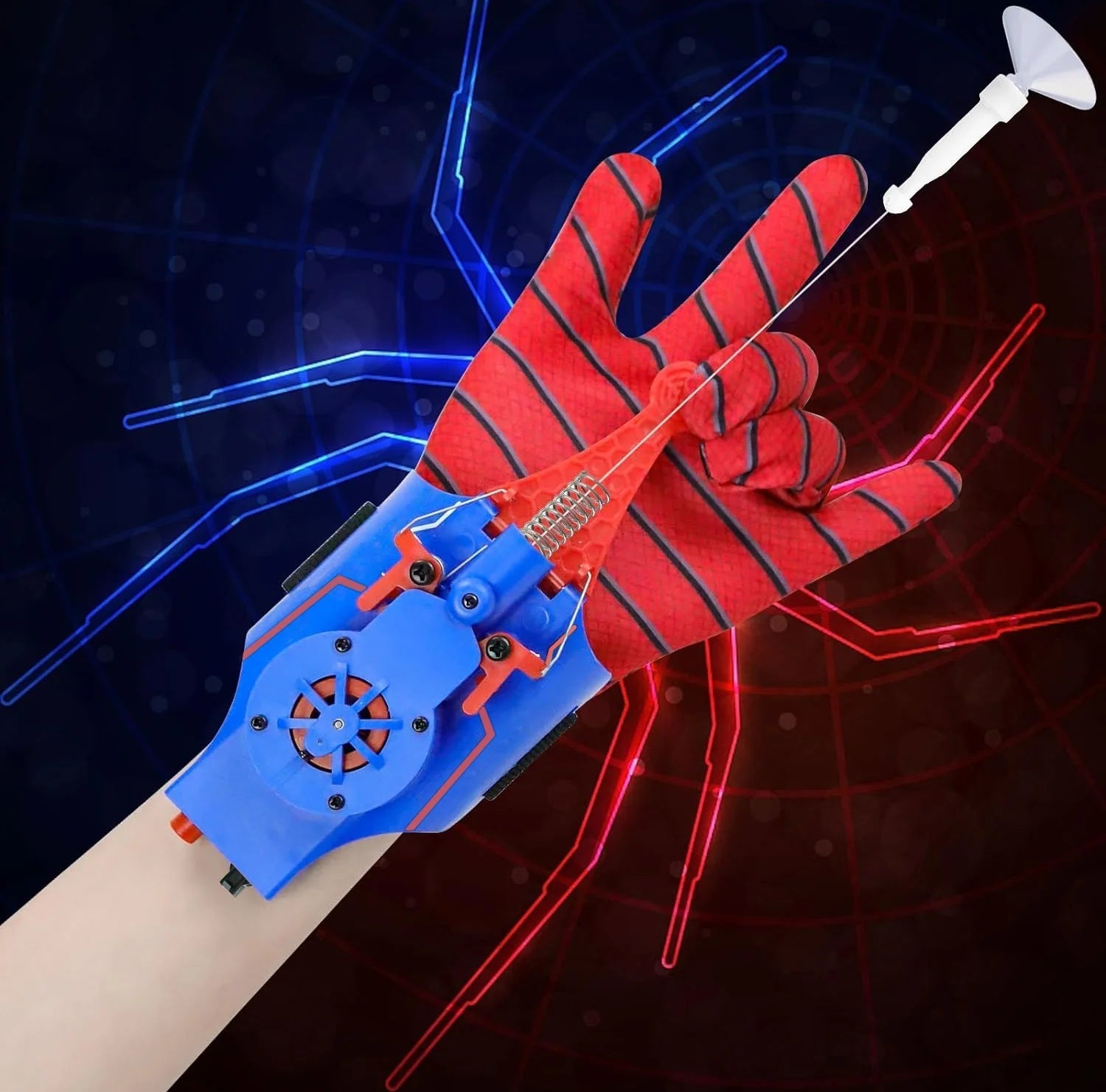 Web Shooter Rapid-Fire Suction Cups Lightweight & Durable
