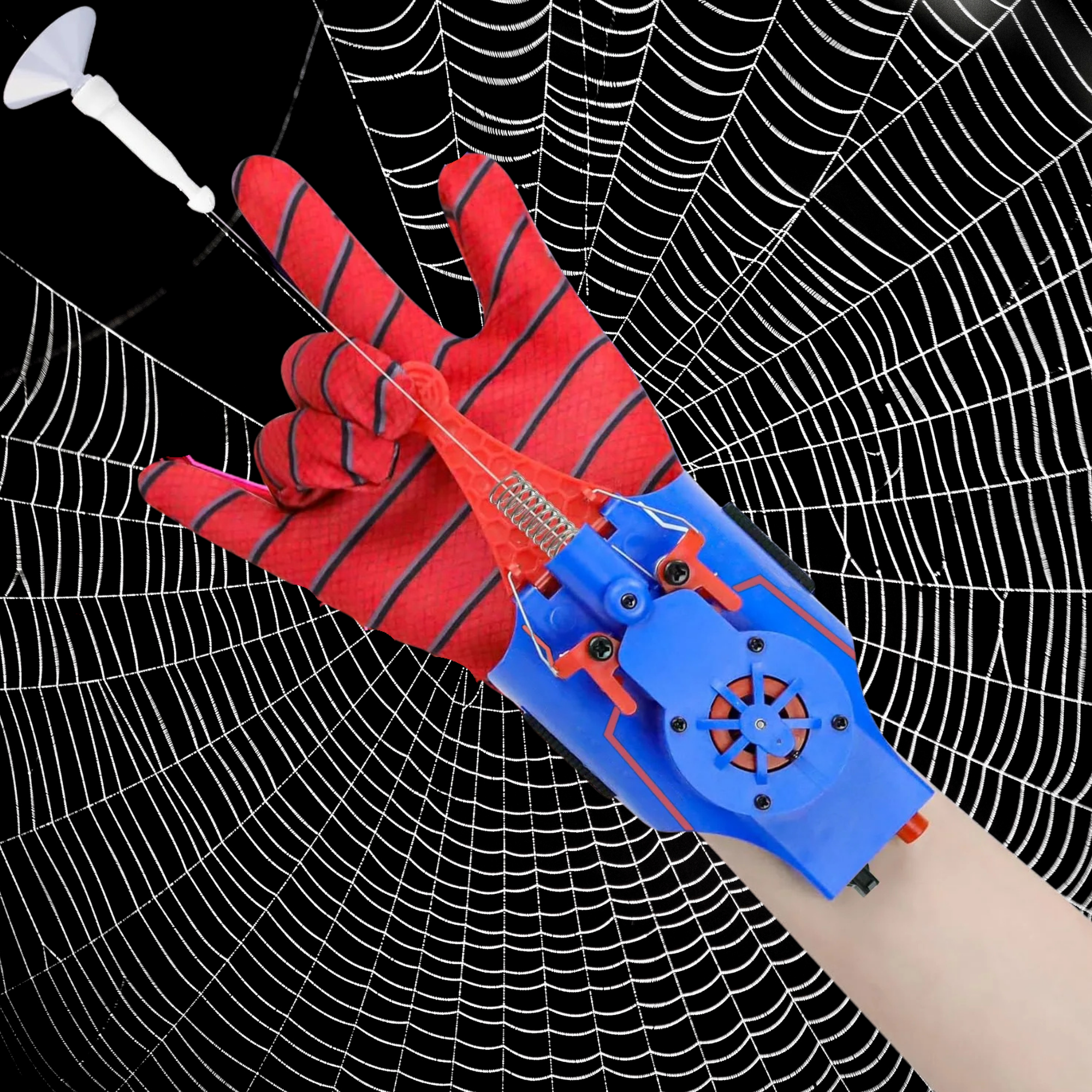 Web Shooter Rapid-Fire Suction Cups Lightweight & Durable