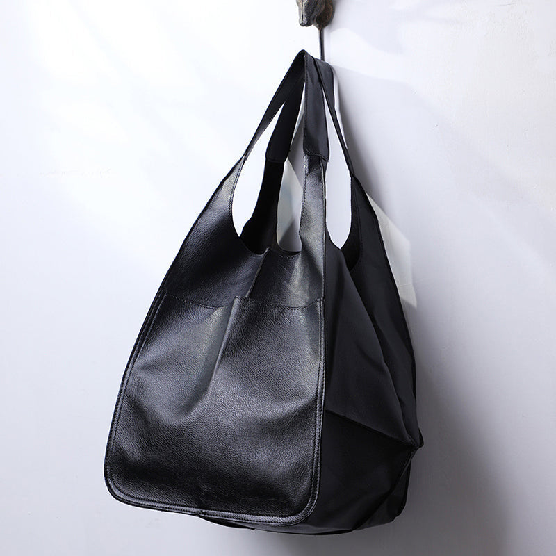 Weekender Bag PU Leather & Adjustable Straps Spacious Interior