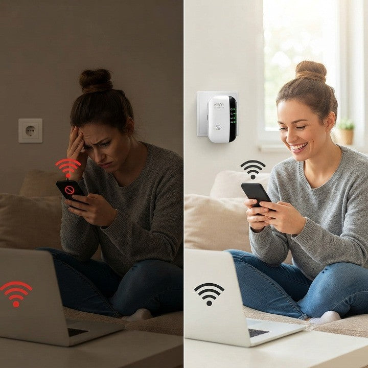 Wi-Fi Range Extender 300 Mbps Plug-In