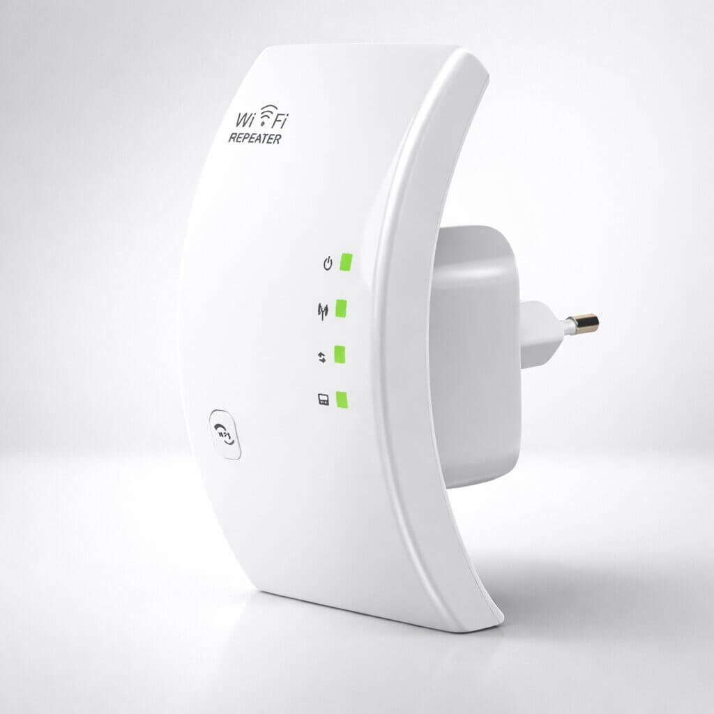 Wi-Fi Repeater Plug & Play Up to 300 Mbps