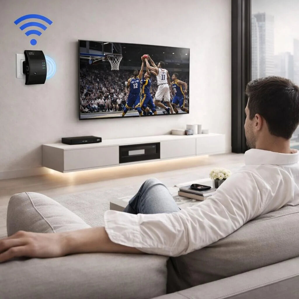 WiFi Signal Booster Extended Range Plug & Play