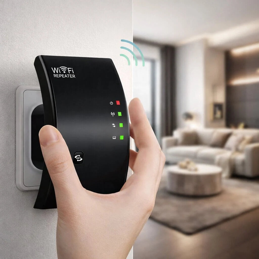 WiFi Signal Booster Extended Range Plug & Play