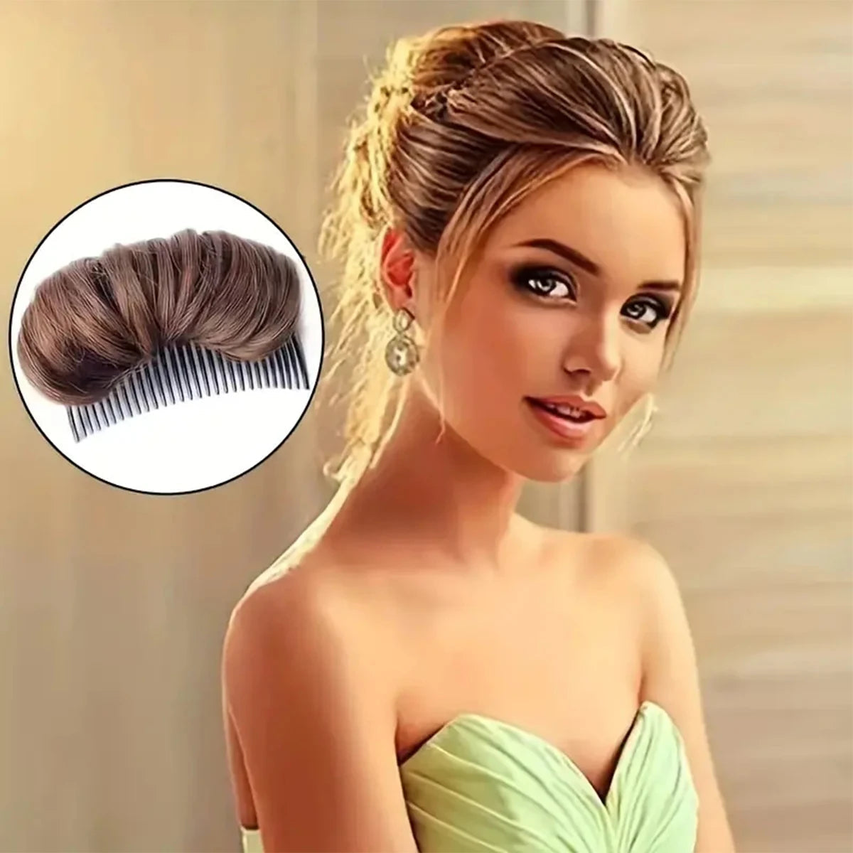Wig Full Volume Natural-Looking 1+1 Free