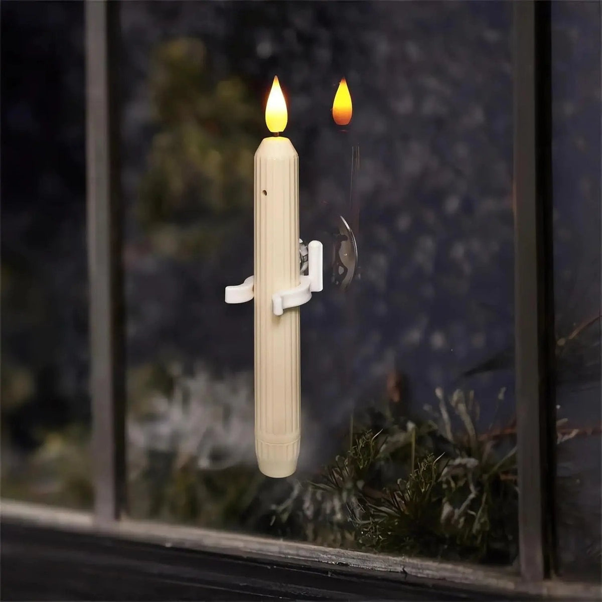 Window Candles 6-Pack Realistic Flicker Dusk Sensor & Timer