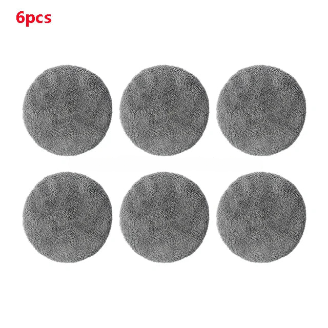 Window Cleaner Pads Microfiber Washable Streak-Free 6 Pack