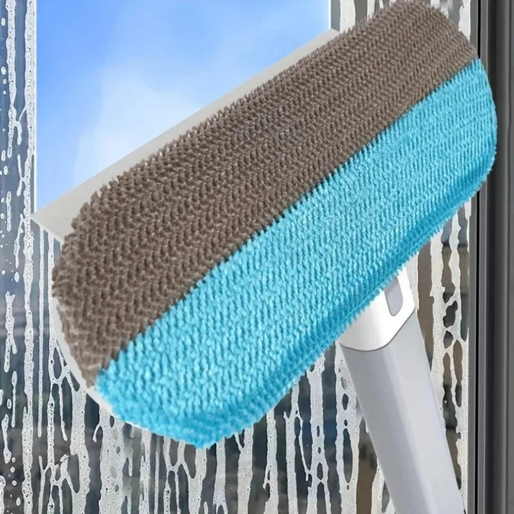 Window Cleaning Brush Microfiber & PVA Streak-Free