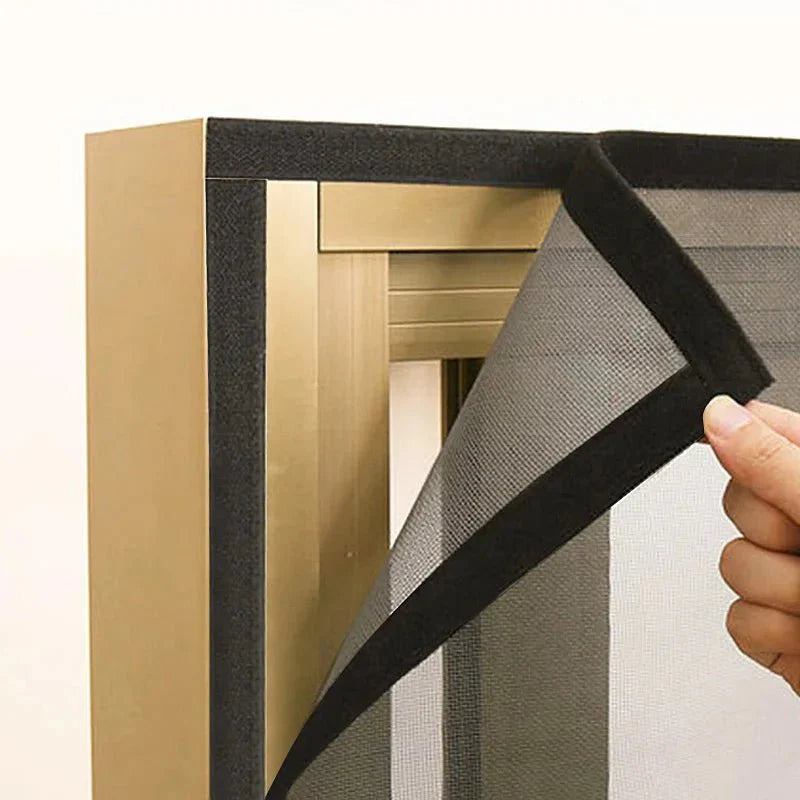 Window Fly Screen Fiberglass Cut-To-Size Hook & Loop