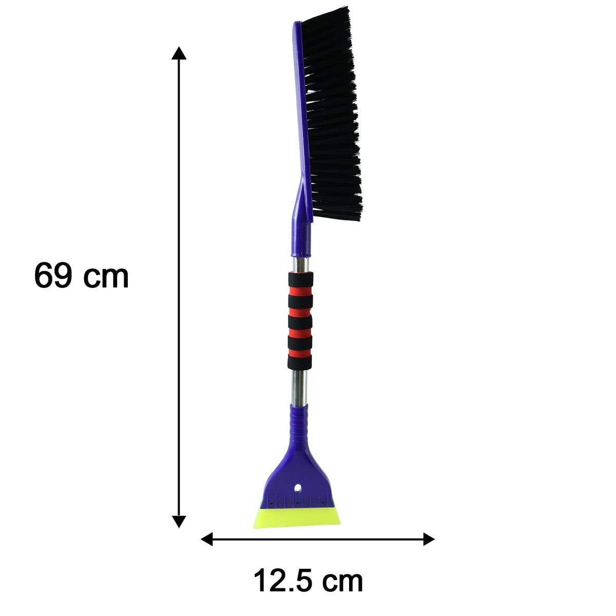 Window Frame Cleaning Brush 2-in-1 Scraper Non-Slip Handle
